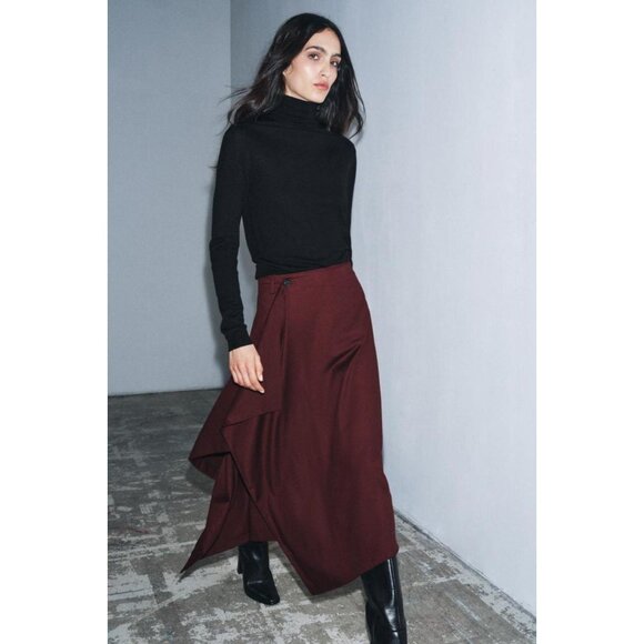 ZARA ASYMMETRIC SKIRT ZW COLLECTION - Picture 2 of 9